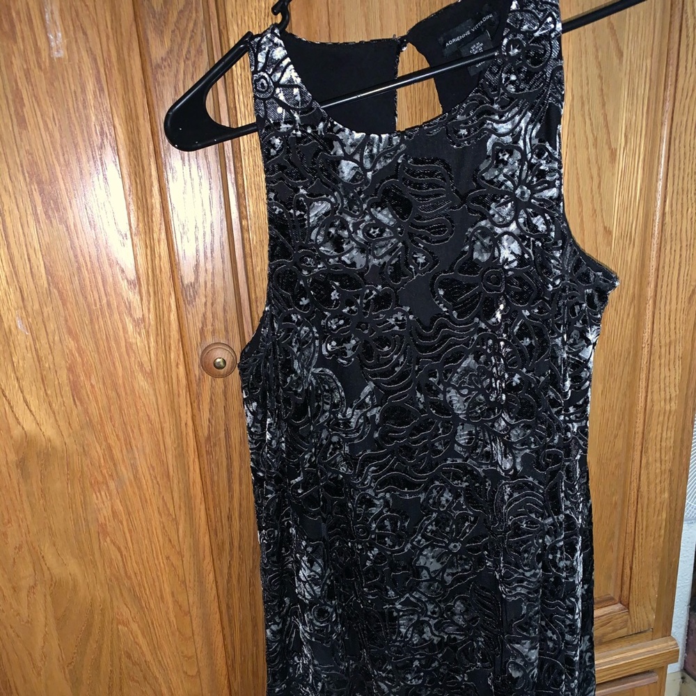 Velvetine floral dress